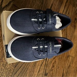 Sherry Kids Spinnaker Washable Jr Navy Shoes